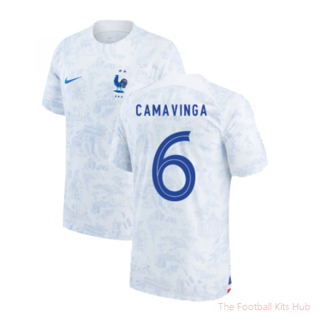 2022-2023 France Away Shirt (CAMAVINGA 6)-unisoccer store
